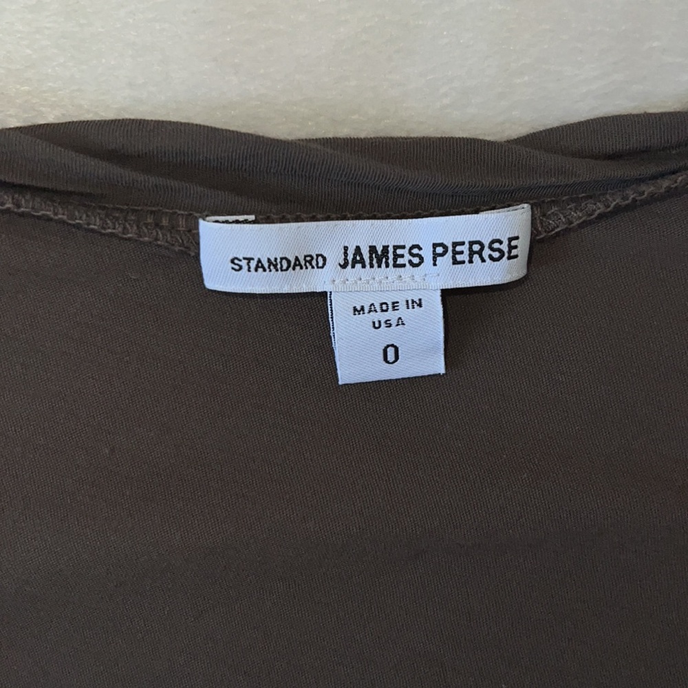 James Perse Deep V Neck T Shirt Size 0 - Picture 7 of 8